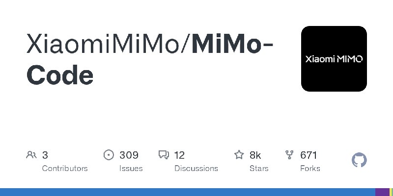 GitHub - XiaomiMiMo/MiMo-Code