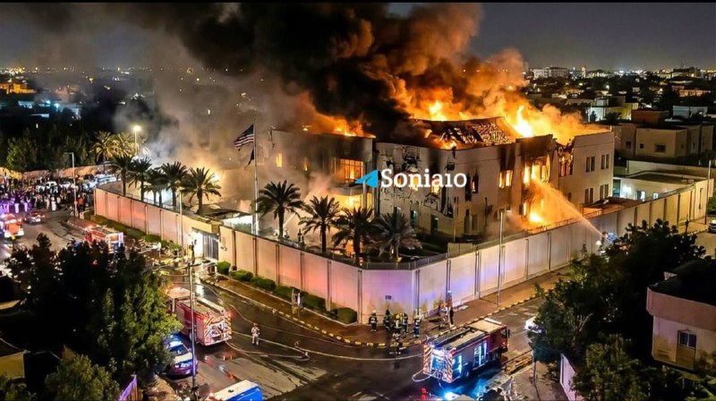 美国驻利雅得大使馆该图为 AI 生成