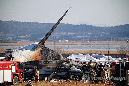 韩国坠机事故遇难人数增至125人  韩政府：失事客机接到鸟情预警6分钟后撞墙韩联社务安12月29日电 韩国全罗南道务安国际机场29日发生坠机事故，截至发稿，事故造成至少125人遇难