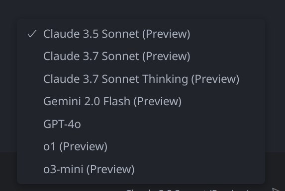 Claude 3.7 Sonnet 现已登陆 GitHub CopilotGitHub 宣布 Claude 3.7 Sonnet 已正式面向 Copilot Pro、Business 和 Enterprise 计划用户开放使用