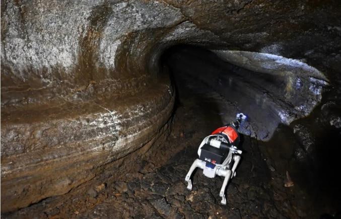 北京大学研制特种机器人 探测月球地下环境北京大学近期研发了两款特种机器人，模拟月球地下环境进行探测训练