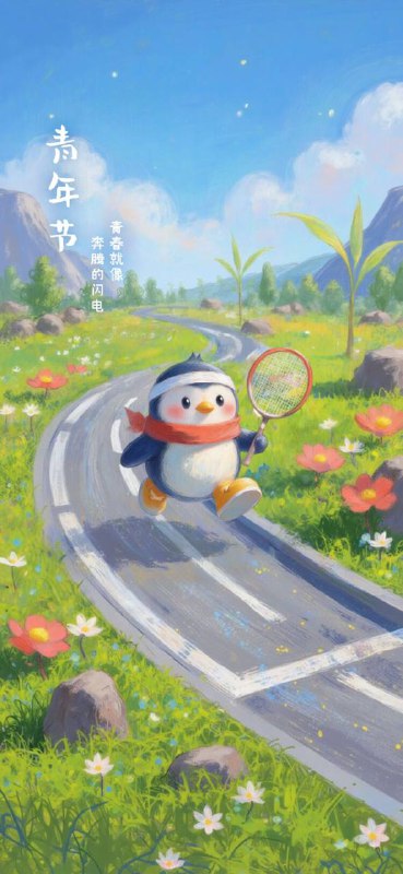 青春是一生中最美好的时刻，今天是五四青年节Copyright：Tencent#节日