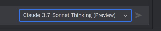 Jebrains 上的 Github Copilot插件在模型选择器更新了 Claude3.7现在你可以在 Jebrains 产品检查插件更新然后在新的Chat对话中选择新的模型