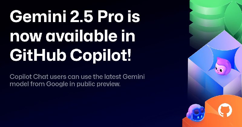 Copilot Chat 用户可以在公开预览版中使用 Gemini 2.5 Pro 模型现在可以通过 VS Code 中的 Copilot Chat 中的模型选择器和 github.com 上的沉浸式聊天开始使用新的 Gemini 2.5 Pro 模型