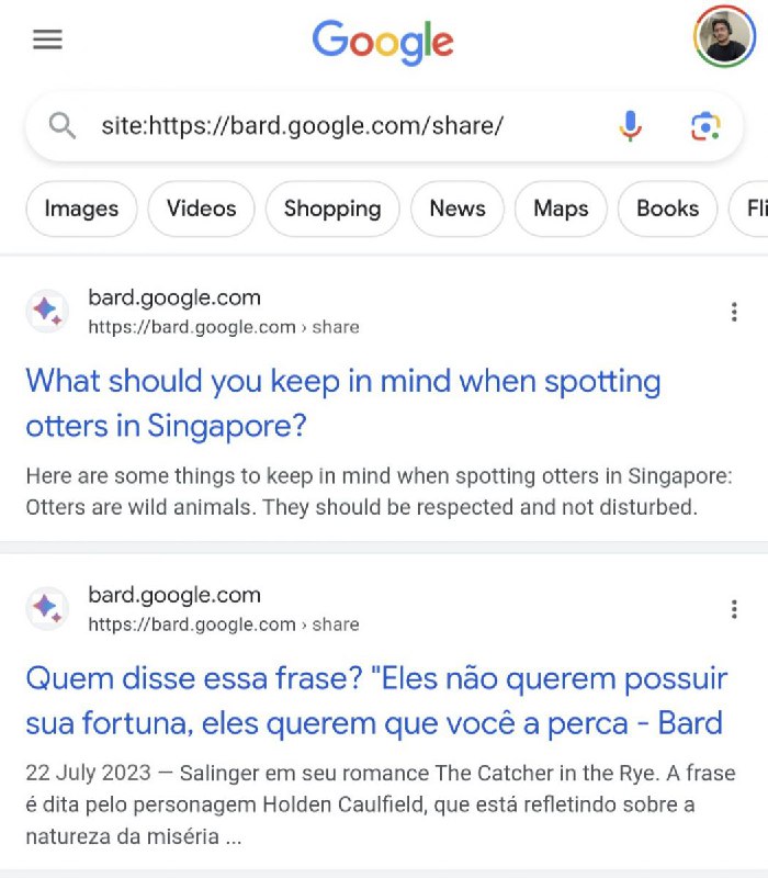 Google Bard 漏洞让用戶对话出现在公开Google搜索结果中Google Bard 和用户对话理应是不公开的，不过上月底却发生某些用户的 Bard 对话出现在 Google 公开搜索结果中