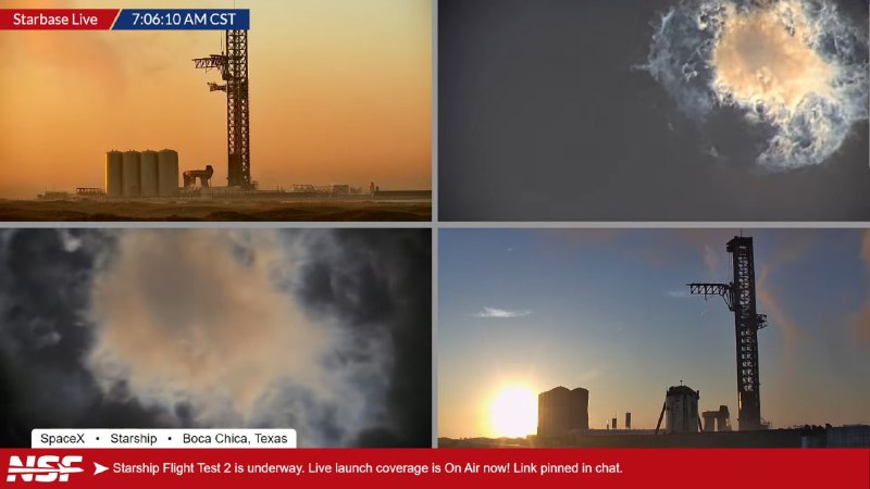 助推器分离后出现了爆炸，目前并未影响星舰主体运行